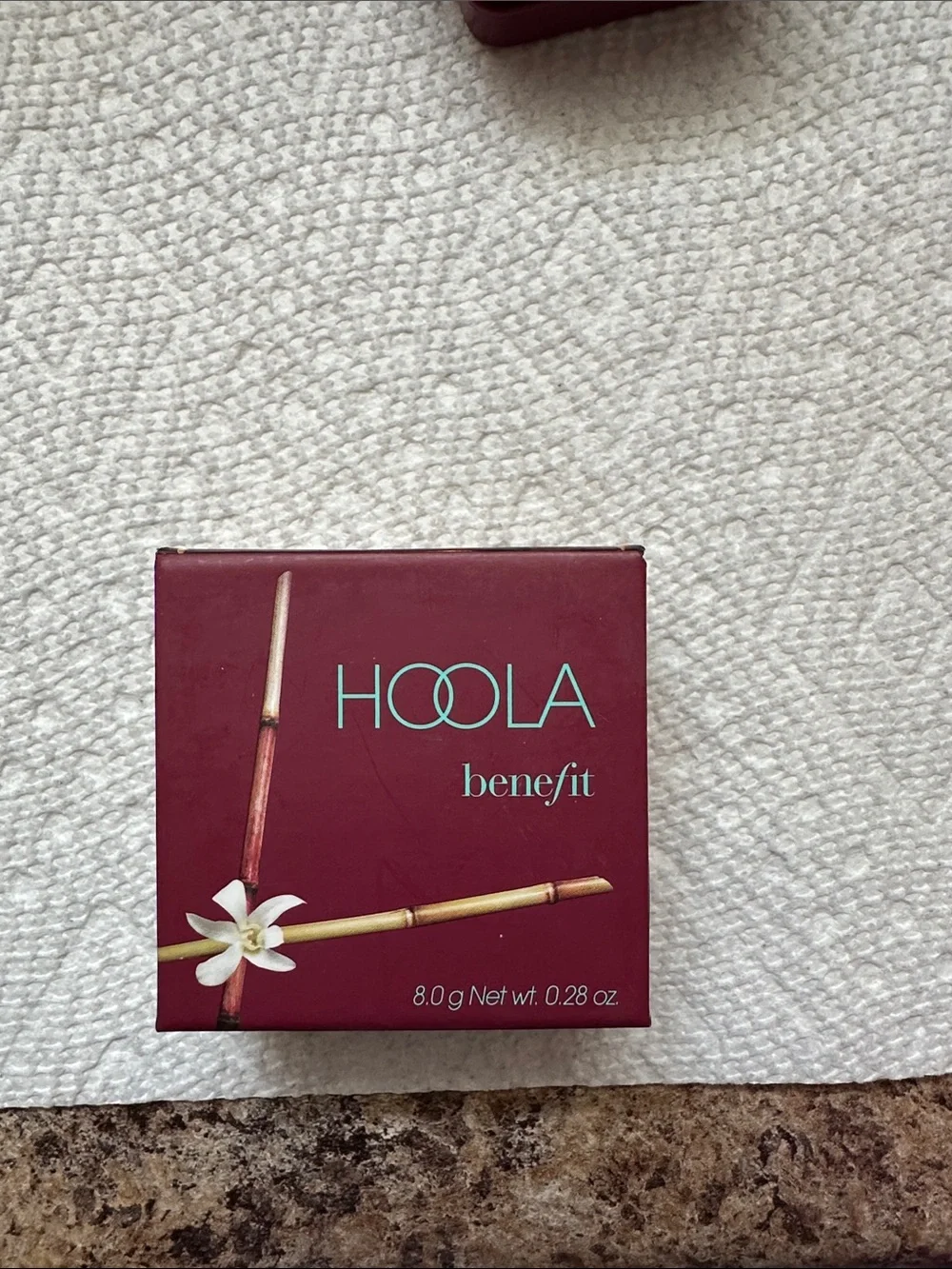 Benefit Hoola Bronzer Compact in Deep Burgundy Packaging